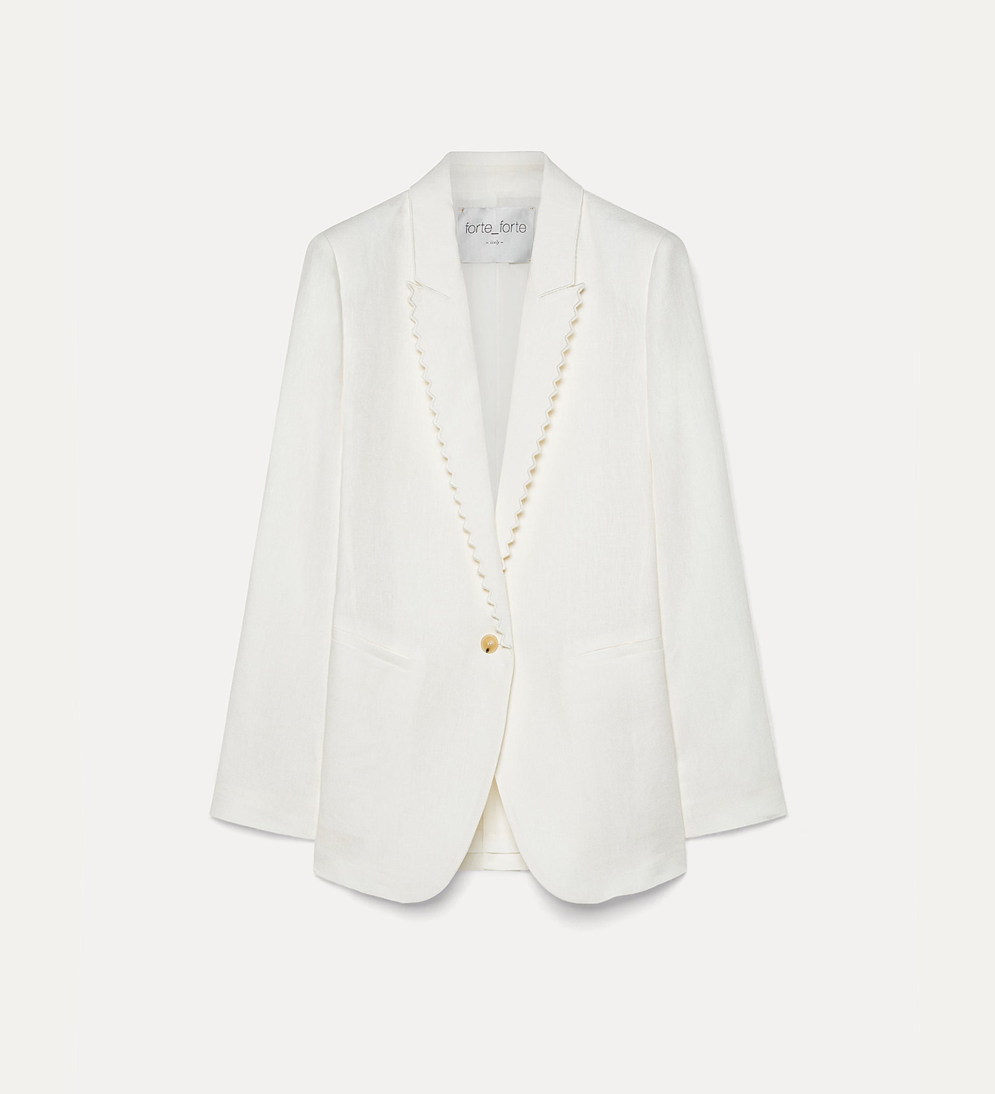 Forte Forte 14825 Chic Linen Jacket w. Embroidery