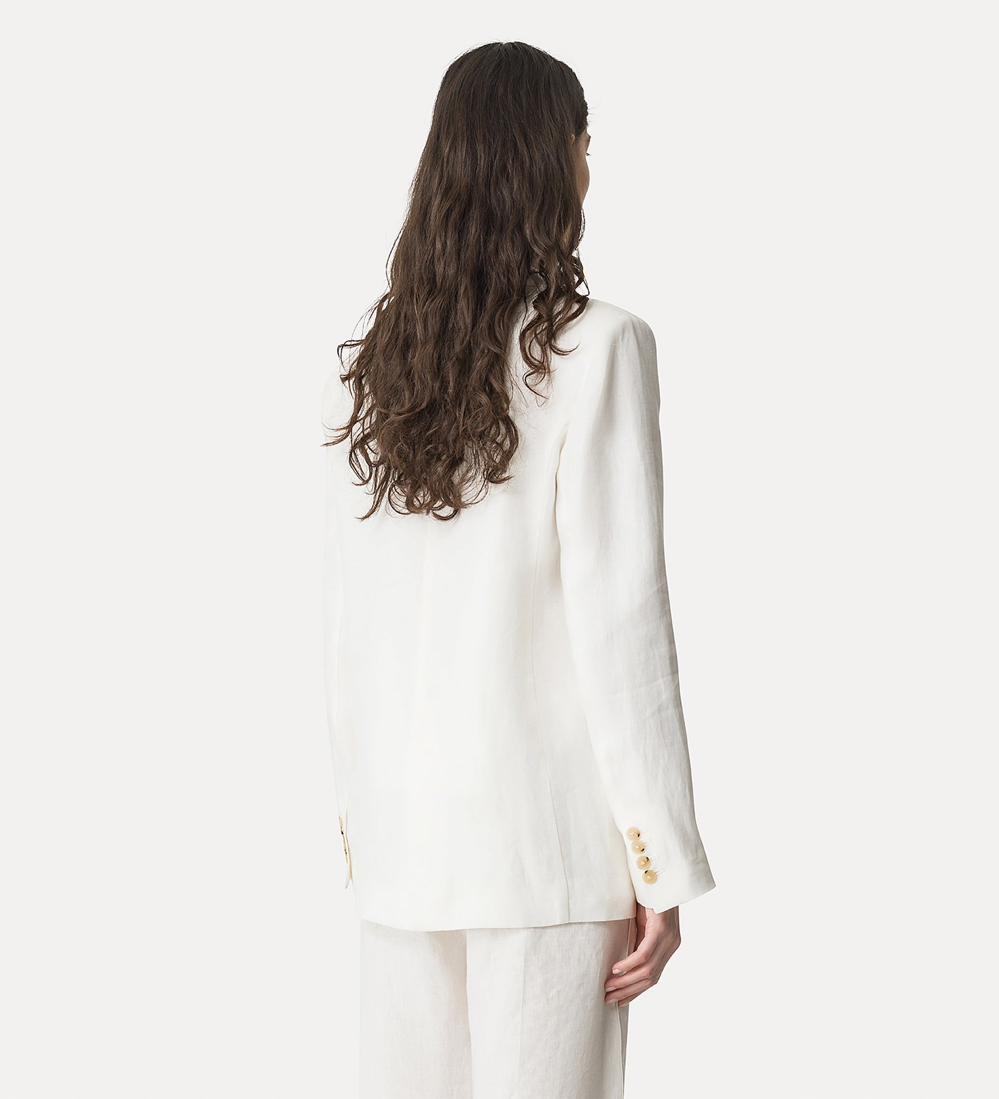 Forte Forte 14825 Chic Linen Jacket w. Embroidery