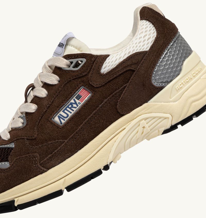 Autry Hyperway Ruskind Sneakers Suede/Mesh Cott/Marsh