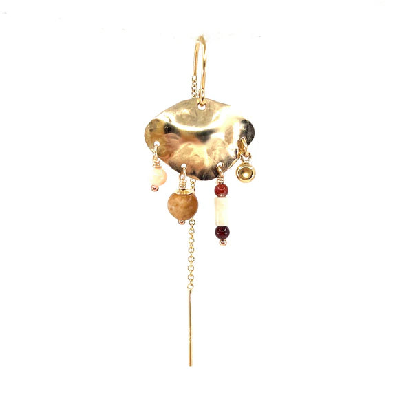 Leleah Ørering Ghaada Cream Riverstone Mix