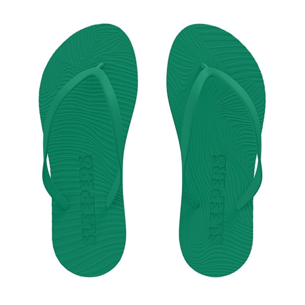Sleepers slim Flip Flops emerald green