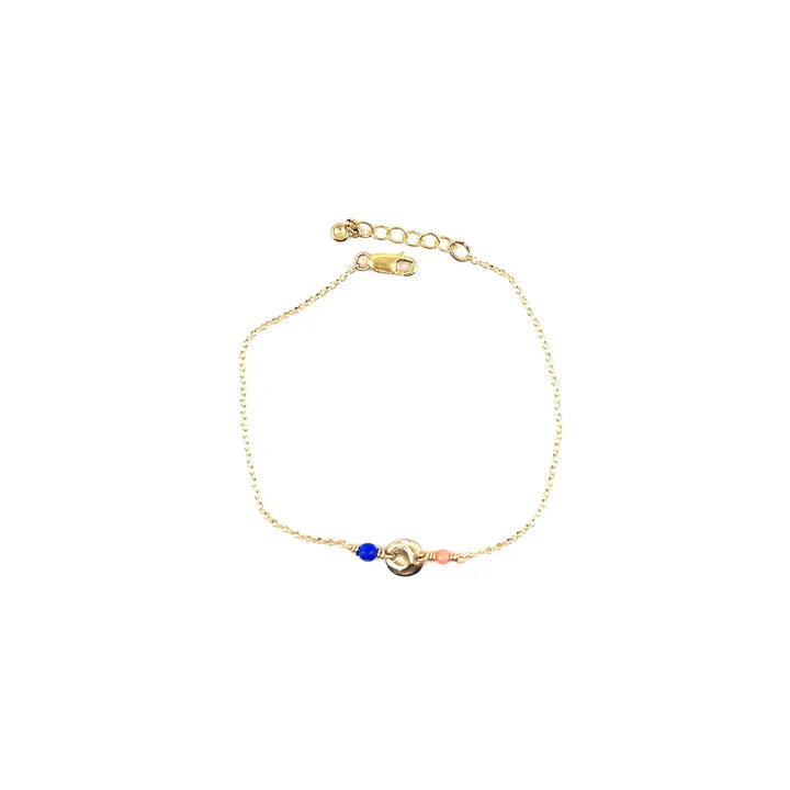 Leleah Armbånd Uzma Lapis/Coral